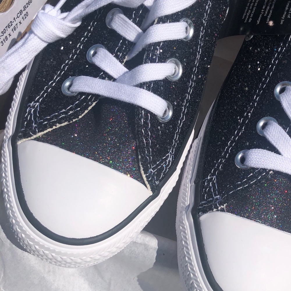 Multi colored glitter Converse sneakers price firm - Picture 12 of 15